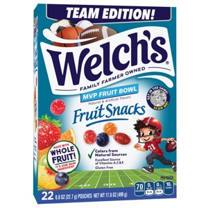 Welch's Fruit Snacks - 17.6oz/22ct - 1 of 4