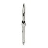 Black Bow Jewelry Men's Stainless Steel and Grey Carbon Fiber Key Chain - 2 of 4