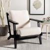 Nico Mid Century Accent Chair - ACH4501 - Bone/Black - Safavieh - 2 of 4