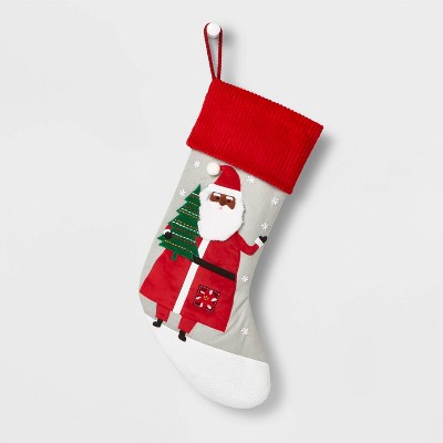 20" Santa Christmas Stocking - Wondershop™