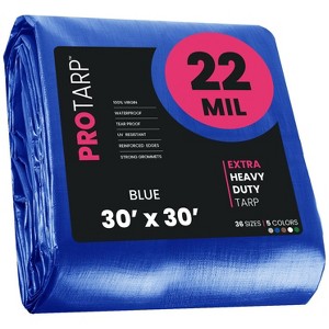 PROTARP Extreme Heavy Duty 22 Mil Tarp Cover, Waterproof UV Resistant ...