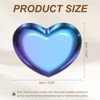 Unique Bargains Stainless Steel Decorative Heart Shape Jewelry Serving Trays for Candle Drink - 2 of 4