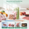 Vacuum Sealer Bags for Food Storage 150 Gallon 11" x 16" and Quart 8" x 12" and Pint 6" x 10", with BPA-Free - 2 of 4