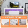 Entertainment Center TV Console Modern TV Stand For Maximum 43 Inch TV，Table Stand With Storage For Bedroom, Living Room - 3 of 4
