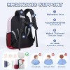 Kids backpack, lightweight children's school backpack, travel and leisure backpack, waterproof, weather resistant - 3 of 4