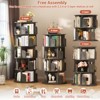 Aheaplus 360° Rotating Bookshelf Tower Revolving Corner Bookcase - 3 of 4