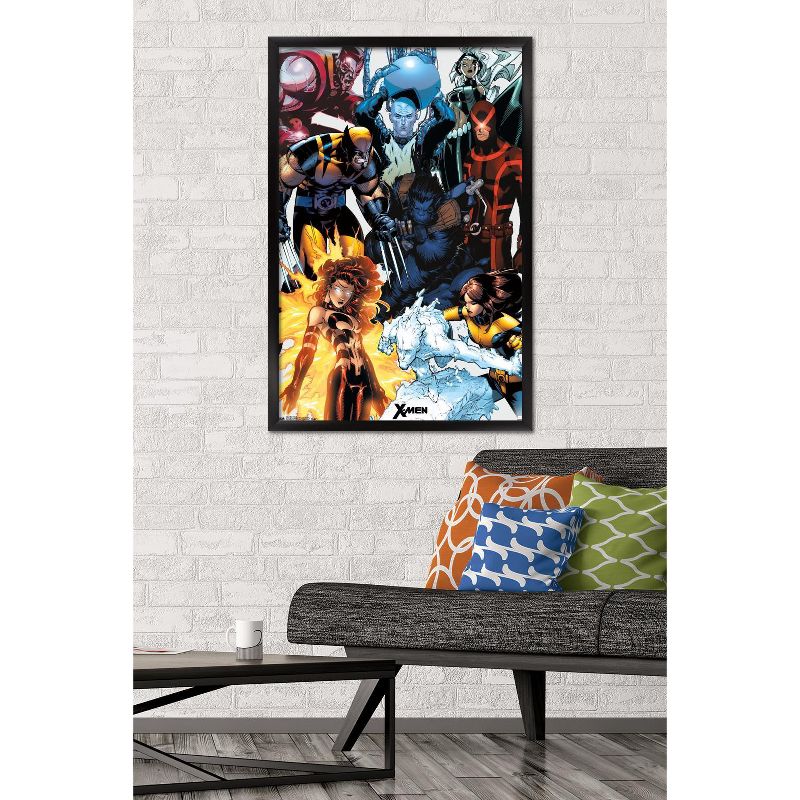 Trends International Marvel Comics - The X-Men - Collage Framed Wall Poster Prints, 2 of 7