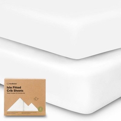 KeaBabies 2pk Isla Fitted Crib Sheets for Boys, Girls, Baby Crib Sheet, Fits Standard Nursery Crib Mattresses