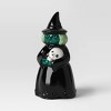Ceramic Mantle Witch Figurine with Green Hair - Hyde and EEK! Boutique™ Black - 3 of 3