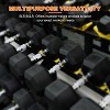 Rubber Encased Hex Dumbbell Set with Contoured Handle for Strength Training, Full Body Workout & Muscle Toning - 4 of 4