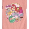 Girls' - Disney Princess - Ariel Busy Being Me Fitted Short Sleeve Graphic T-Shirt - 2 of 4