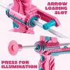 Joyfy Bow and Arrow Set for Kids, LED Light Up Archery Toy Set for Kids Indoor Outdoor Play, Gift for Boys Girls Aged 6+ - 3 of 4