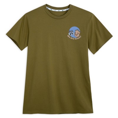 Men's Guardians of the Galaxy Groot Short Sleeve Graphic T-Shirt - Green - Disney Store