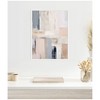 Kate and Laurel Rustic Melody Framed Canvas Wall Art by Amy Lighthall 18 x 24 Sylvie White, Modern, Abstract Art for Wall Decor, Living Room, Bedroom - 4 of 4