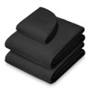 Saloniture 3-Piece Flannel Massage Table Sheet Set - Soft Cotton Flat and Fitted Sheets with Face Cradle Cover - 2 of 3