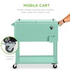 Best Choice Products 80qt Steel Rolling Cooler Cart w/ Bottle Opener, Catch Tray, Drain Plug, Locking Wheels - 2 of 4