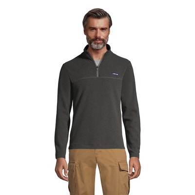 Lands' End Men's Anyweather Fleece Quarter Zip Pullover