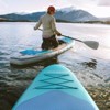 VisioGear 11' Stand Up Paddle Board with Accessories and Backpack, Blue & Green, 132"*33"*6" - 2 of 4