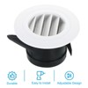 Unique Bargains ABS Plastic Adjustable Round with Screen Office Air Vent Cover - 3 of 4