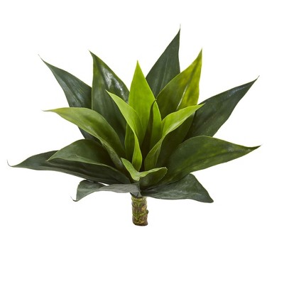 Nearly Natural 13-in Agave Succulent Artificial Plant (Set of 6)