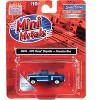 1976 Chevrolet Stepside Pickup Truck Hawaiian Blue with White Stripes 1/87 (HO) Scale Model Car by Classic Metal Works - 3 of 3