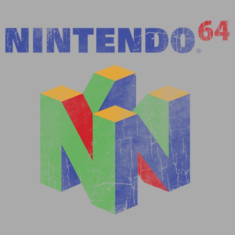 Men's Nintendo Classic N64 Logo T-Shirt, 2 of 6