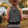 Wrangler Yellowstone 18.5" Backpack for Womens Mens Kids, Classic Logo Water Resistant Casual Daypack for Travel with Padded Laptop Notebook Sleeve - 3 of 4