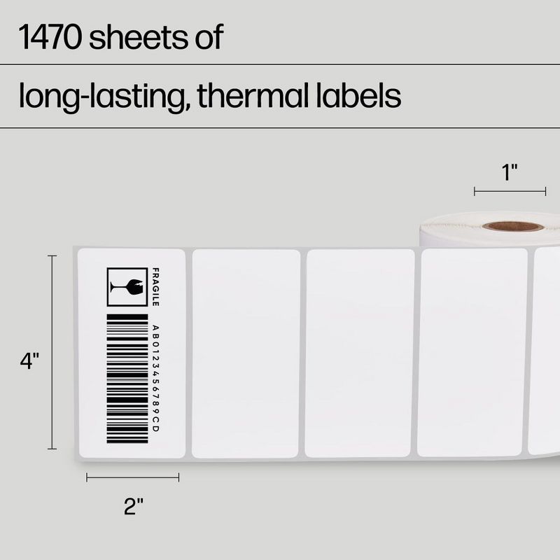 HP Thermal Shipping Labels, Thermal Labels Personal or Business Use, 2 of 6