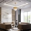 15inch Light Dimmable Tiered Chandelier With Crystal Light - 3 of 4