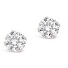 SHINE by Sterling Forever Sterling Silver 5mm CZ Stud Earrings - 3 of 3