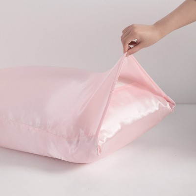 Luxurious Purple Satin Body Pillowcase with Envelope Closure, 20x54 Inches