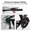 26 Inch Mountain Bike, 21 Speeds, Steel frame, Shock Fork Plus Shock Absorber, for Men and Women - YONWAY - 2 of 4