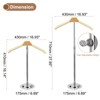 Unique Bargains Stainless Steel Adjustable Portable Beige T-Shirt Display Stand 2 Pcs - 2 of 4