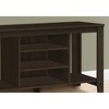 48" Laminate Contemporary TV Stand with Adjustable Shelves, Wire Management, and Thick Panel Construction for Living Room - 4 of 4