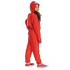 Among Us Kids' Red Impostor Hooded Halloween Costume Jumpsuit - Red - 7-8 - 3 of 4