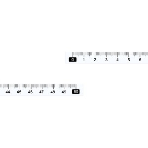 Unique Bargains Metric Self-Adhesive Peel and Stick Waterproof Measuring Tape 10 Pcs - 1 of 4