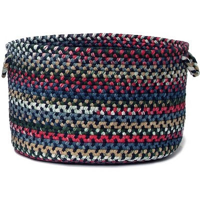 Colonial Mills Chestnut Knoll Utility Basket, 18 by 12-Inch, Baltic Blue