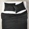 Heavyweight Linen Blend Duvet Cover & Pillow Sham Set - Casaluna™ - 2 of 4