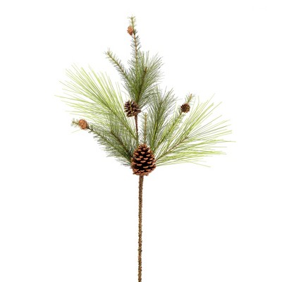 Vickerman 32" Larkspur Pine Artificial Christmas Spray. Includes 2 sprays per pack.