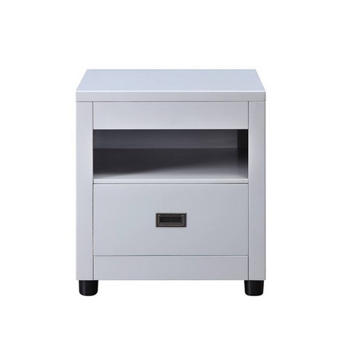 Acme Furniture Eleanor Accent Table Dove Gray Finish - image 1 of 4