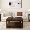 Plank+Beam Solid Wood Forma Coffee Table, Center Table for Living Room with Storage - 2 of 4