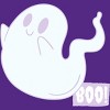 Women's Design By Humans Boo Cute Ghost Halloween cute design By BoogieCreates Racerback Tank Top - 2 of 3