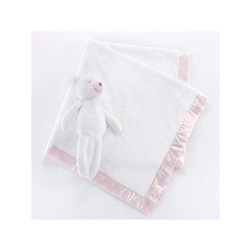Baby Aspen Beary Sleepy Plush Plus Blanket for Baby - Pink | BA12055PK, 2 of 7