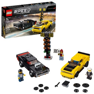 lego speed champions 2018 dodge challenger srt demon and 1970