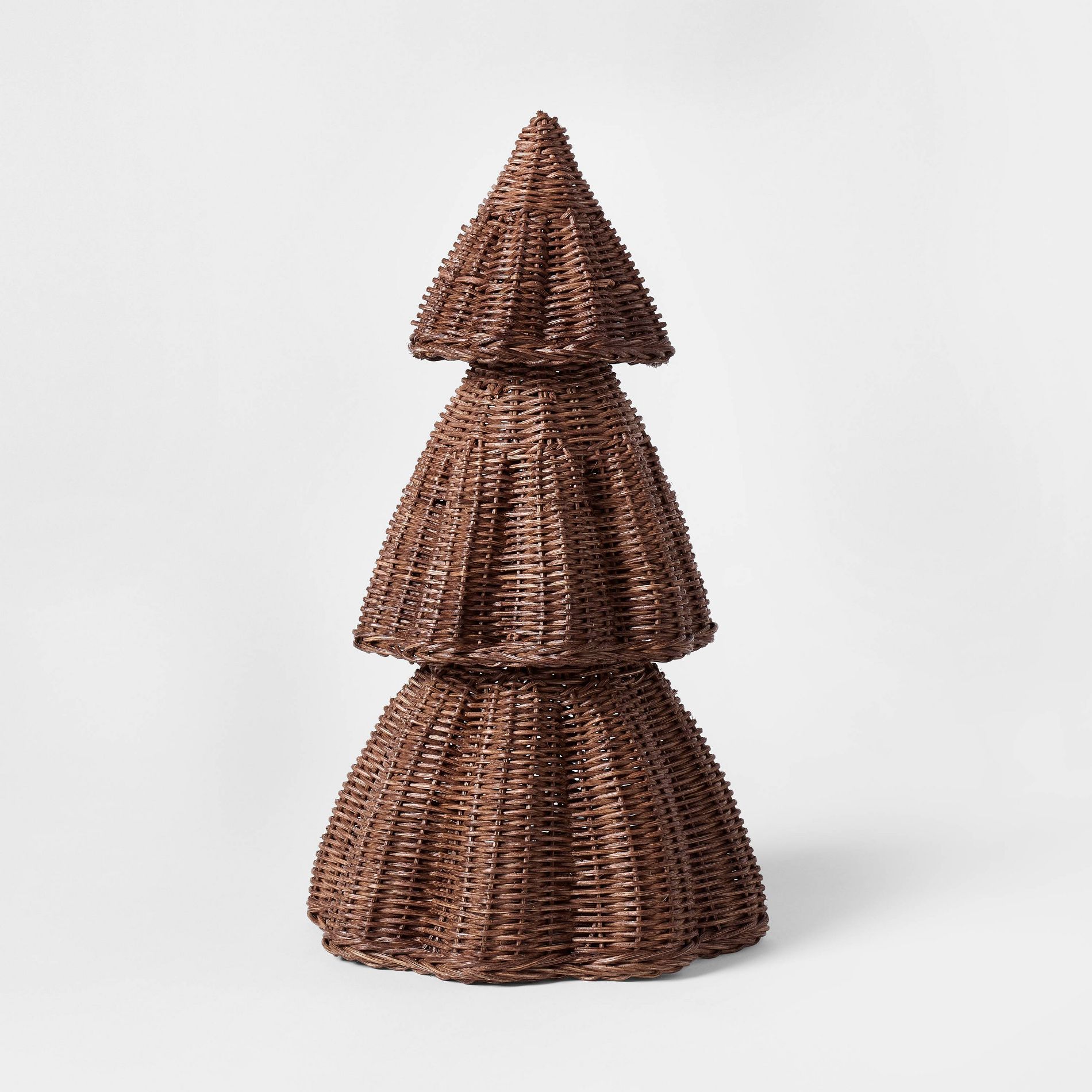Large Scalloped Rattan Christmas Tree - Threshold™ designed with Studio McGee