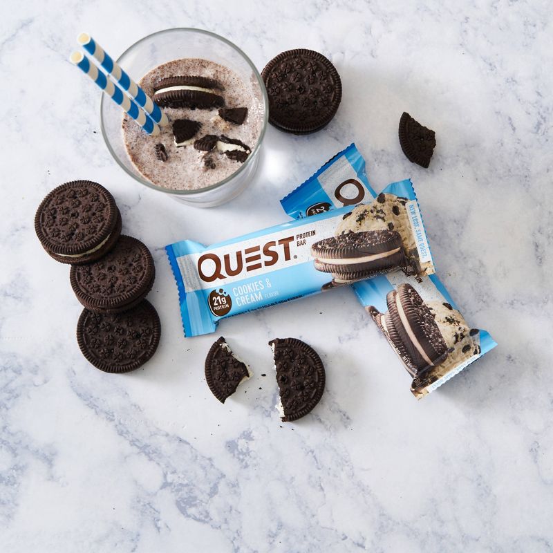Quest Nutrition 21g Protein Bar - Cookies & Cream, 6 of 10