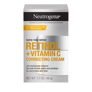 Neutrogena Rapid Tone Repair Retinol + Vitamin C Face and Neck Cream - 1.7oz - 1 of 4