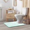 Hearth & Harbor Bathroom Rugs, Ultra Soft Velvet Memory Foam Bath Mats with PVC Backing - 2 of 4