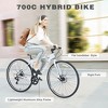 VASIP Shimano 7-Speed Hybrid Bike - Aluminum Frame, Dual Disc Brakes, 700C Wheels - Men/Women's City Bicycle - 4 of 4