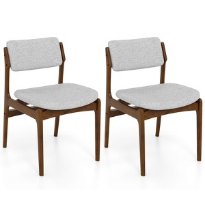 Costway Modern Padded Dining Chairs Set of 2/4 w/Padded Seat Tilt Backrest for Dining Room - 1 of 4